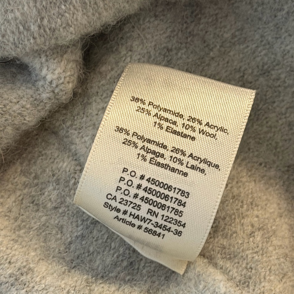Wilfred Light Gray Wrap Cardigan - Picture 5 of 5